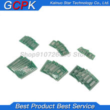 Kit de placas pcb curva para mergulho, 30 peças, adaptador conversor, placa fqfp sop8 sop14 sop16 sop20 sop28 qfp sop 8 14 16 20 28 gcpk 2024 - compre barato