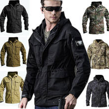 Outdoor Archon Tactical Trench Men Coat Military Waterproof M65 Trench Coat Men Windproof Hunting Camouflage Hooded Windbreaker 2024 - buy cheap