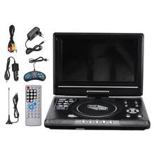 9.8 Inch Portable Home Car DVD Player VCD CD Game TV Player USB Radio Adapter Support FM Radio Receiving-EU Plug 2024 - buy cheap