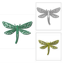 New 2021 Fancy Dragonfly Insect Metal Cutting Dies for DIY Scrapbooking and Card Making Decorative Embossing Craft No Stamps 2024 - buy cheap
