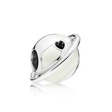 Authentic 925 Sterling Silver Bead Planet of Love Charm Fit Fashion Women Pandora Bracelet Bangle Gift DIY Jewelry 2024 - buy cheap