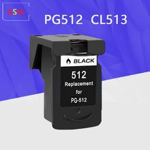 Чернильный картридж ASW PG 512 pg512 CL 513 для замены Canon PG-512 для Canon MP240 MP250 MP270 MP230 MP480 MX350 IP2700 2024 - купить недорого