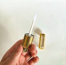 5ml coroa de ouro cosméticos lábio gloss varinha tubo vazio claro maquiagem batom batom escova garrafa beleza cílios split recipiente 2024 - compre barato