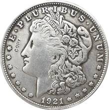Copia de monedas de dólar Morgan de EUA 1921 2024 - compra barato