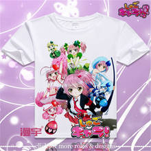 Shugo Chara! Meu guardião personagens amu hinamori cosplay traje pano unisex manga curta camiseta 2024 - compre barato