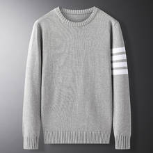 Мужской брендовый свитер Woodvoice, Осенний пуловер с круглым вырезом, однотонная облегающая вязаная одежда, мужские облегающие свитера, уличная одежда, топы, M-3XL 2024 - купить недорого