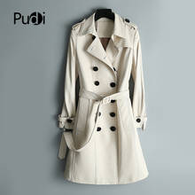 Casaco de couro de ovelha genuíno pudi, jaqueta feminina estilo simples para outono/inverno ct947 2024 - compre barato