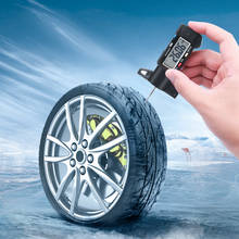 Calibrador Digital con pantalla LCD para coche, probador de neumáticos de 0-25,4mm, medidor de profundidad de la banda de rodadura, herramienta para coches y camiones 2024 - compra barato