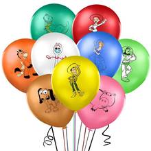 9pcs 12inch Cartoon Toy Story balloons Buzz Lightyear latex ballons Baby Shower Birthday Party Decoration Hero theme kids gift 2024 - buy cheap