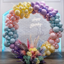 Festa de aniversário diy balão arco conjunto pastel balões garland kit doces macaron arco-íris 1st casamento nupcial decoração do chuveiro do bebê 2024 - compre barato