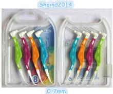 8 Pieces/set Dental Oral Care Interdental Floss Brush Tooth Pick 0.7mm 2024 - buy cheap