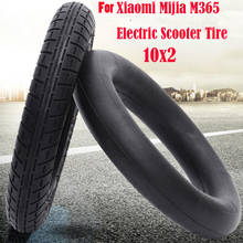 Pneus mais grossos para patinete elétrico xiaomi mijia m365 mi, pneus de roda com enchimento, câmara de ar externa e pneumática, 10x2 polegadas 2024 - compre barato