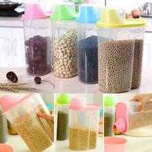 Dried Food Cereal Flour Pasta Food Storage Dispenser Rice Container Sealed Box 1.9L 2024 - buy cheap