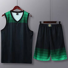 Мужской баскетбольный комплект из Джерси, молодежная недорогая баскетбольная тренировочная рубашка, шорты, униформа на заказ, униформа для женщин и мужчин, спортивные костюмы 2024 - купить недорого