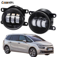 Luz antiniebla LED para parachoques delantero de coche, lámpara antiniebla para Citroen C4 Picasso Coupe Hatchback 2004-2015, DRL, color blanco ámbar H11 12V 2024 - compra barato