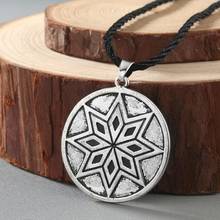 QIAMNI Alatyr Slavic Amulet Pendant Necklace Perun Protect God Runes  Viking Charm Necklaces Handcrafted Ethnic Norse Jewelry 2024 - buy cheap