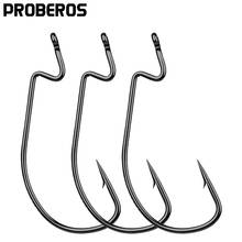 PROBEROS Fishing Hook 38105 Fishhook 1/0#-2/0-3/0-4/0-5/0 1000pc/lot black color Jig Big Hooks 2024 - buy cheap