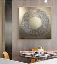 Handmade Abstract Painting Canvas Art Wall Painting Gold Leaf Large Wall Art Oversize Gold Texture Painting Modern Wall Decor 2024 - buy cheap