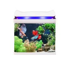 Miniature Usb Self-cleaning Small Fish Tank Small Ecological Water-free Household Integrated Fish Tank Aquarium Fish Aquarium 2024 - buy cheap