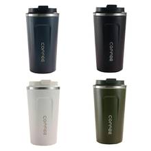 510ml Staninless Steel Cofffee Cup with Lid Office Double Walled Insulated Thermal Drinking Bottles Water Direct Drink Milk Mugs 2024 - buy cheap