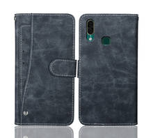 Capa leagoo s11 com porta-cartões luxuosa, 6.3 ", vintage, flip de couro, bolsa de telefone, capa protetora, com abertura frontal para cartão 2024 - compre barato