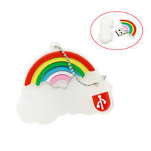 New Style Rainbow Memoria USB Key 8GB 4GB 32GB 16GB Pendrive 128GB 64GB 256GB Flash Drive Cute USB2.0 U Disk 32 GB Creative Gift 2024 - buy cheap