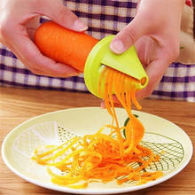 Cortador en espiral de verduras, rallador de mano para ensalada, zanahoria, dispositivo para cortar rábano, accesorios, herramienta de cocina, 1 ud. 2024 - compra barato