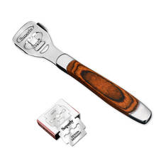 Инструмент для шлифовки ножек, лезвие для строгания ножек из нержавеющей стали, нож для соскабливания ножек, деревянная ручка, лезвия для ножниц из нержавеющей стали 2024 - купить недорого