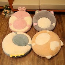 2 Sizes Soft Cat Rabbit Corgi Shape Pillow Animal Seat Cushion Stuffed Plush Sofa Indoor Floor Home Chair Decor Winter Kids Gift 2024 - buy cheap