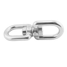 Stainless Steel Swivel Double Loops Hook Connector Two Ended Ring Link 2024 - buy cheap