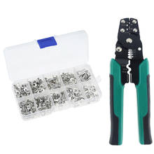 320PCS/Box 10 In 1 Terminals Non-Insulated Ring Fork U-Type Brass Terminal Assortment Kit Cable Wire Connector Crimp Tool 2024 - buy cheap