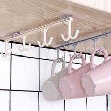 Multi-Purpose Hooks Kitchen Utensil Cup Holder Rack Under Shelf Board Hook Cupboard Hanger Organizer 2024 - buy cheap