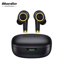 Bluedio-auriculares inalámbricos con Bluetooth 5,0, dispositivo de audio resistente al agua, con bajos, con caja de carga, micrófono incorporado, TWS, para deportes 2024 - compra barato