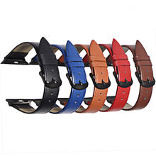 3 Color Hot Sell Leather Watchband for Apple Watch Band Series 5/3/2/1 Sport Bracelet 42 mm 38 mm Strap For iwatch 4 Band 2024 - buy cheap