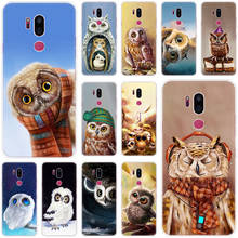 Cute owl Soft Silicone Case For LG G5 G6 Mini G7 G8 G8S V20 V30 V40 V50 ThinQ Q6 Q7 Q8 Q9 Q60 W10 W30 Aristo 2 X Power 2 3 Cover 2024 - buy cheap