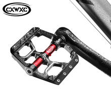 CXWXC Flat Bike Pedals MTB Road 3 Sealed Bearings Bicycle Pedals MTBbike Pedals Waterproof Ultralight Anti-slip Bike Accessories 2024 - buy cheap