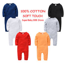 Promoção maior desconto em vendas 100% algodão bebê recém-nascido menina menino pijama infantil macacão da criança roupas pijamas ropa bebes 2024 - compre barato