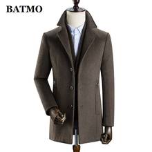 BATMO 2021 new arrival winter high quality wool thicked trench coat men,men's wool thicked jackets ,k627 2024 - buy cheap