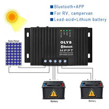 25 А MPPT Контроллер заряда солнечной батареи 12 В автоматический регулятор солнечной панели для литиевых батарей RV Motor Home Bluetooth 4,2 2024 - купить недорого