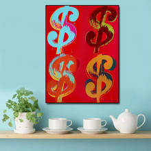 HD Prints Abstract Pictures Home Decoration Dollars Symbol Graffiti Painting Canvas Modern Poster Wall Art For Living Room 2024 - buy cheap