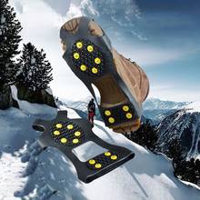 1 Pair 10 Studs Anti-Skid Snow Ice Climbing Shoe Spikes Grips Crampons Cleats Overshoes crampons spike shoes crampon 2024 - buy cheap