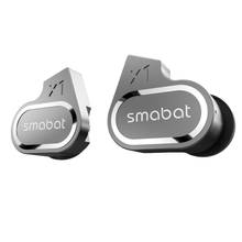 Smabat X1 Metal HIFI Earbuds Monitor Composite Dual Unit Driver 6mm Tweeter+10mm Woofer Wired Earphones Sports Headphones ST-10s 2024 - buy cheap