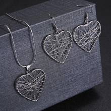 Skyrim, корейский набор украшений для женщин, модное ожерелье из нержавеющей стали с подвеской, большие серьги-капли, подарок на день Святого Валентина 2024 - купить недорого