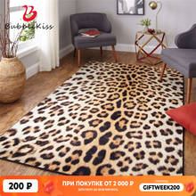 Alfombra con estampado de leopardo para el hogar, tapete de estilo nórdico con estampado de burbujas para decoración de dormitorio, cocina, cabecera, delicado 2024 - compra barato