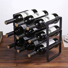 Creative Vintage Wire Wine Rack Wine Display Rack Storage Bottles Rack Stand Cup Holder Home Accessory 3 Bottles 2024 - buy cheap