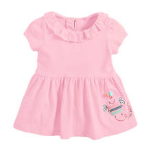Little Maven 2021 New Summer Baby Girls Clothes Brand Dress Toddler Cotton Pink Insect Applique Cute Dresses for Kids 2-7 Years 2024 - buy cheap