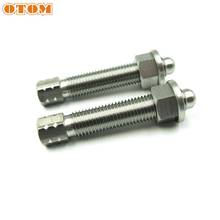 OTOM Stainless Steel Chain Adjuster Bolt M10 Motorcycle Swingarm Screws Nuts For KTM EXC SX SXF EXCF Husqvarna TE FE FC TX FX TC 2024 - buy cheap