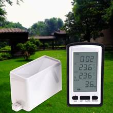 Medidor de chuva sem fio estação meteorológica indoor/outdoor temperatura recorder m13 dropship 2024 - compre barato