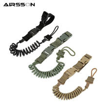 Multi-Functional Tactical Lanyard Spring Military Gun Sling With Blet Buckle Airsoft Pistol Rifle Secure Rope Hunting Accessory 2024 - buy cheap