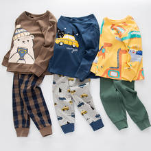 Baby Kids Pajamas Sets Cotton Boys Sleepwear Suit Autumn Girls Pajamas Long Sleeve Pijamas Tops+Pants 2pcs Children Clothing 2024 - buy cheap